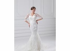 MERMAID V-neck Backless See-through Sweetheart