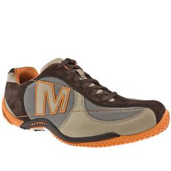 Merrell Male Circuit Speed Suede Upper ?40 plus in Brown and Orange