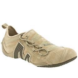 Merrell Male Merrell Relay Web Suede Upper Fashion Trainers in Beige