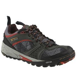 Merrell Male Riot Manmade Upper in Black and Red