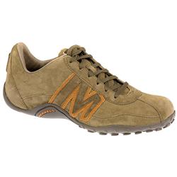 Male Sprint Blast Leather Upper Leather Lining Comfort Large Sizes in Brown-Orange