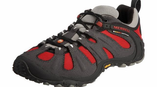 Merrell Mens Chameleon Wrap Slam Hiking Shoes J86269 Charcoal/Red 11 UK, 46 EU