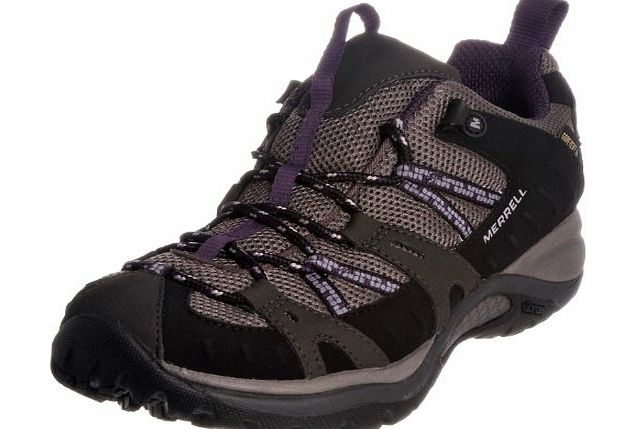 Merrell Siren Sport Gtx, Women Low Rise Hiking Shoes, Grey (Black/Perfect Plum), 5 UK (38 EU)