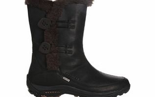 Merrell Yarra black leather boots