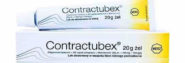 Merz CONTRACTUBEX Scar Gel - for Scars Burns Keloids Scald Acne Stretch Marks - Intensive Skin Treatment 20g tube