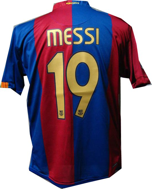 Nike 06-07 Barcelona home (Messi 19)