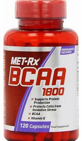 Met-Rx  BCAA Muscle Growth and Strength Capsules - Tub of 120