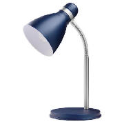 Metal Desk Lamp Blue
