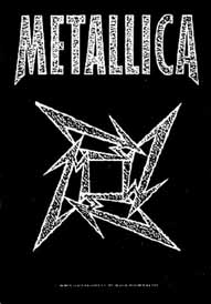 Metallica Ninja Star Textile Poster
