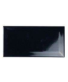 Black Wall Tile (20x10cm)
