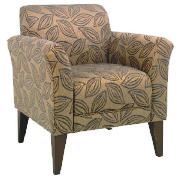 Metro Occasional Leaf Chair, Charcoal
