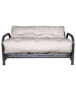 Futon Sofa Bed with Mattress - Natural