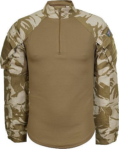 Army Tactical Combat Under Body Armour Mens Shirt British DPM Desert Camouflage