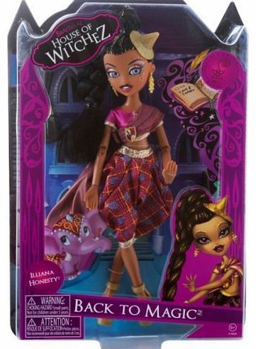 MGA Bratzillaz Back to Magic - Illiana Honesty House of Witchez Doll With Accessories