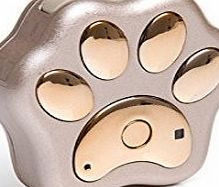 MGS Tracking Device with Waterproof Anti-lost Wi-Fi Tracker GPS for Dog Tracker GPS or Cat Tracking System (Gold)