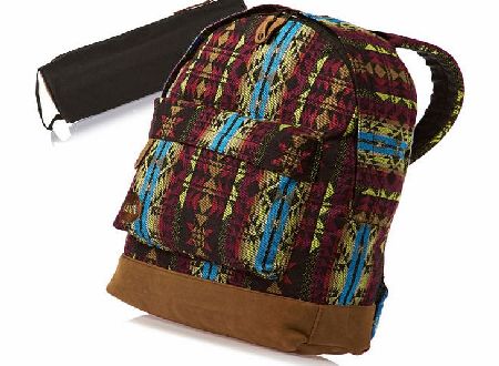 Mi-Pac Aztec Weave Backpack   Pencil Case - Black