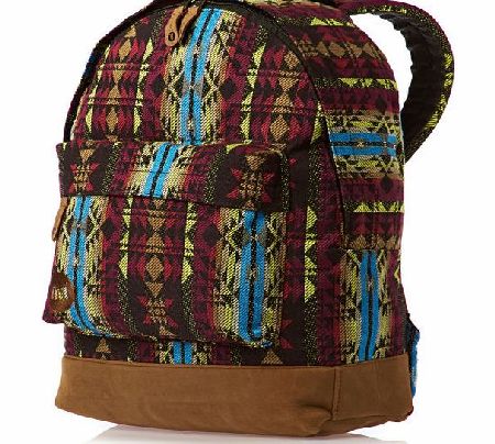 Mi-Pac Aztec Weave Backpack - Black