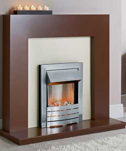 Chocolate Electric Fire Suite