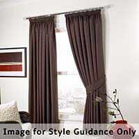Miami Curtains Lined Pencil Pleat Red 132 x 183cm