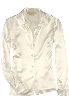 Michael Kors Silk charmeuse shirt