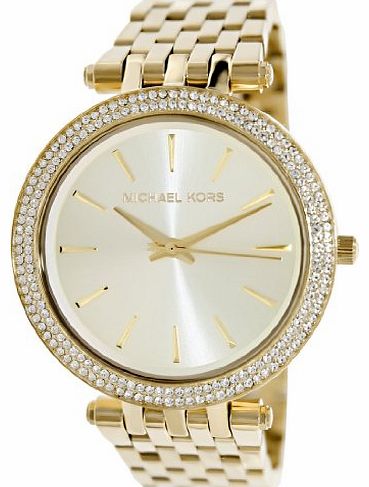 Michael Kors Womens MK3191 Gold Stainless-Steel Quartz Watch with Gold Dial