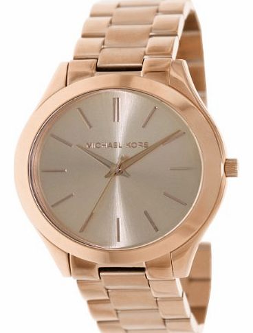 Michael Kors Womens Runway MK3197 Rose-Gold Stainless-Steel Quartz Watch with Rose-Gold Dial
