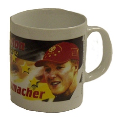 Michael Schumacher Mug in White