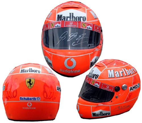 Michael Schumacher signed limited edition 2006 Helmet
