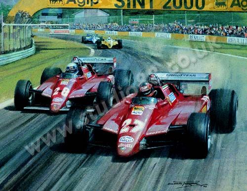 1982 San Marino G.P. - Gilles Villeneuve Print