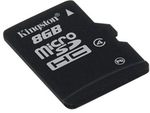 Micro SD High Capacity (MICROSD-HC) Memory Card - 8GB Class 4 - Kingston - AMAZING PRICE!