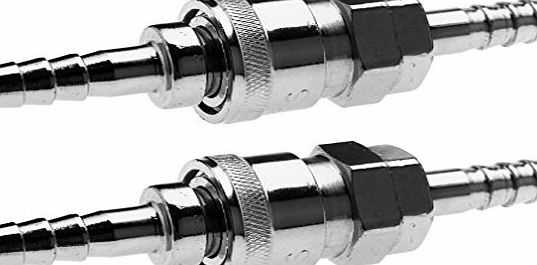 Micro Trader 4x8mm Gas Hose Copper Nozzle Quick Release Connector for Caravan Motorhome BBQ