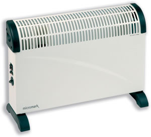 Convector Heater Electric 2kW White