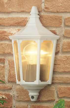 Micromark Flush Wall Lantern - MM4687 - White