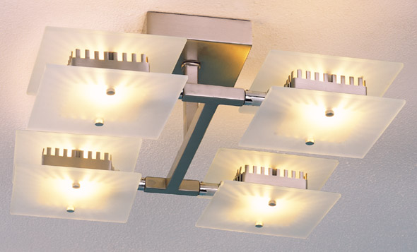 Micromark G9 Mains Voltage 4 Light Ceiling Light