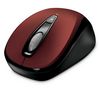 MICROSOFT Mobile Mouse 3000 Wireless Mouse - red