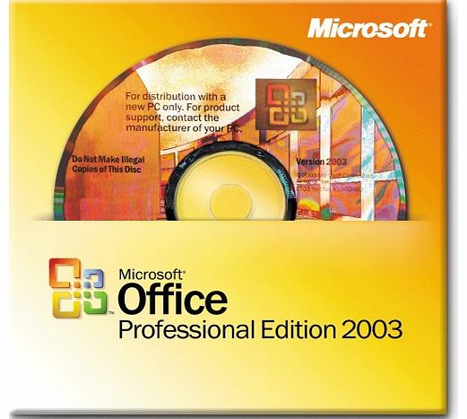 Microsoft OEM Office 2003 Professional Edition - 1 Pack