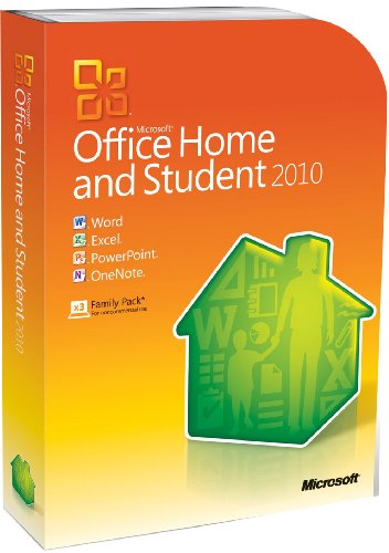 Office Home and Student 2010 (3 Users, PC)