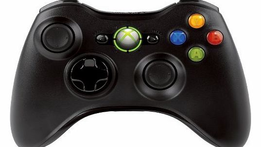 Microsoft Official Xbox 360 Wireless Controller - Black (Xbox 360)
