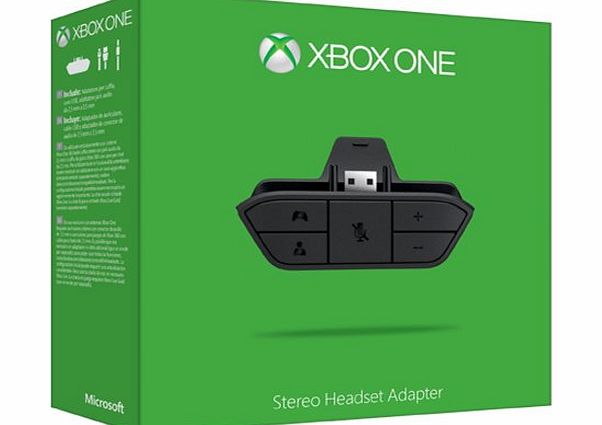 Microsoft Official Xbox One Stereo Headset Adapter (Xbox One)