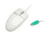 Opto-mechanical mouse - 2 button(s) - PS/2 - white