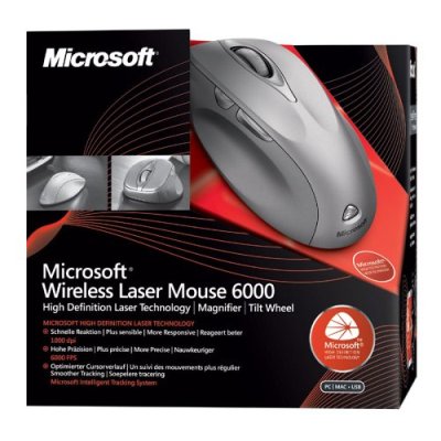 Wireless Laser Mouse 6000 Silver