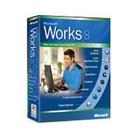 Microsoft Works 8.0 Win32 EngBrit DVD Case UK