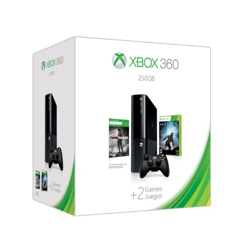 Xbox 360 250GB Console + Halo 4 + Tomb Raider Value Bundle (Xbox 360)