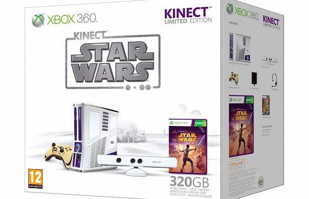 Microsoft Xbox 360 320GB Star Wars Kinect Console with Kinect Star Wars - Limited Edition (Xbox 360)