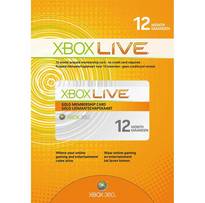 Microsoft XBOX 360 LIVE 12 MONTH GOLD MEMB