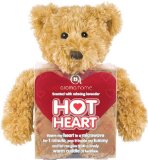 Microwavable Hot Water Bottles Aroma Home Hot Heart Brown Bear