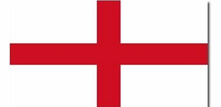 Midland Imports England St George Flag 5ft x 3ft - 75 Denier - Double Stiched Hem - 100 Woven Polyester
