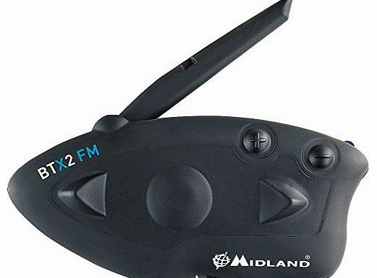 Midland  BTX2 FM Twin,Bluetooth Headset for - Motorradhelme,drahtlos,Paar
