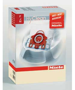 miele S4211 Bagged Cylinder 4 Pack Hyclean Bags