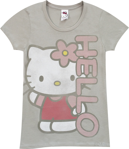 Hello Goodbye Ladies Hello Kitty T-Shirt from Mighty Fine